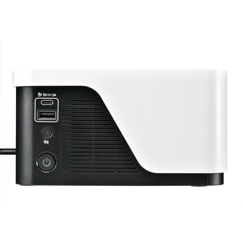 APC UPS Battery Backup & Surge Protector, 500VA UPS with 4 Backup Battery Outlets, Type C USB Charging, BE500G3 Back-UPS