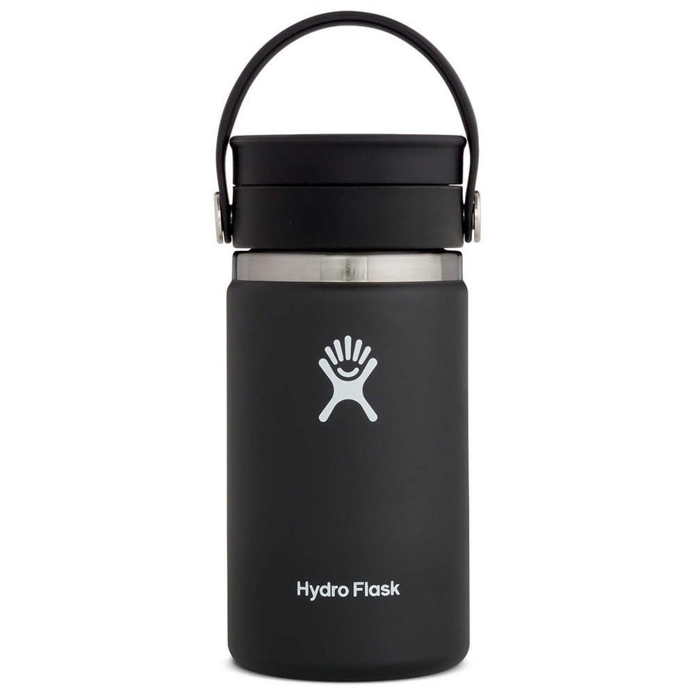 Hydro Flask 12 oz Wide Mouth Bottle with Flex Sip Lid Black