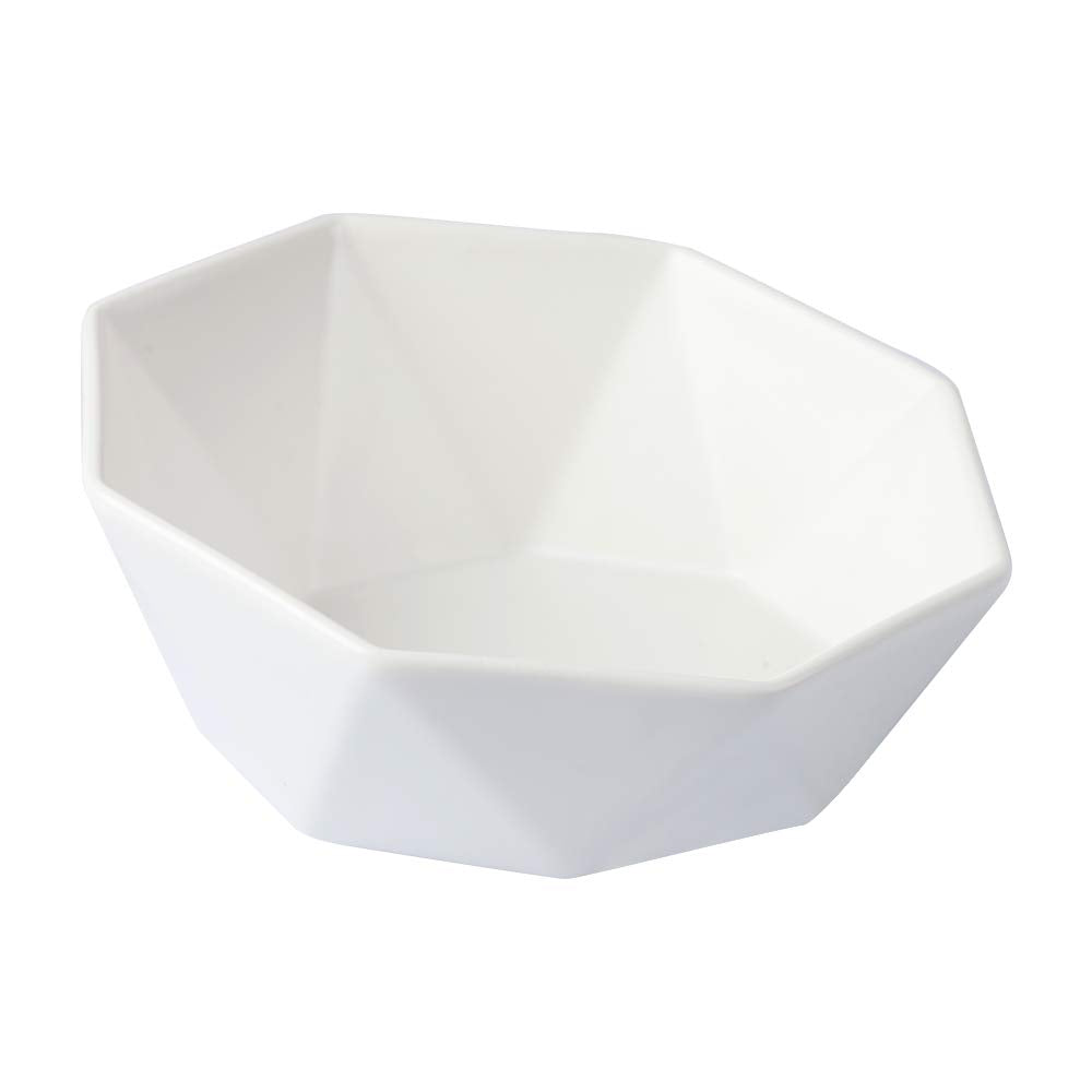 White Ceramic Tilted Cat Dog Bowl Cat Food Water Bowl Dish Pet Comfort Feeding Bowls