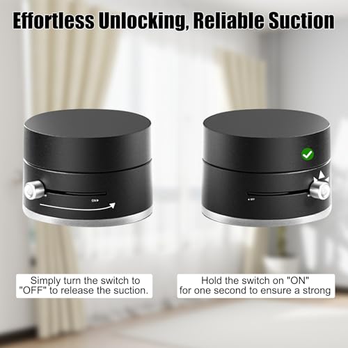 2025 New Magnetic Phone Holder with Vacuum Suction,Foldable Retractable Phone Mount,Dual-Sided Mount for All Phones, Universal Compatibility, Durable Plastic for Car, Gym, Smooth Surfaces