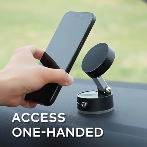 Adjustable Phone Stand with On/Off Switch, 360° Rotation, Fordable and Portable with Multipurpose Phone Holder