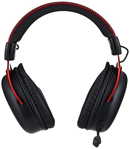 HyperX Cloud II Wireless - Gaming Headset for PC, PS5, PS4, Long Lasting Battery Up to 30 Hours, DTS Headphone:X Spatial Audio, Memory Foam, Detachable Noise Cancelling Microphone with Mic Monitoring