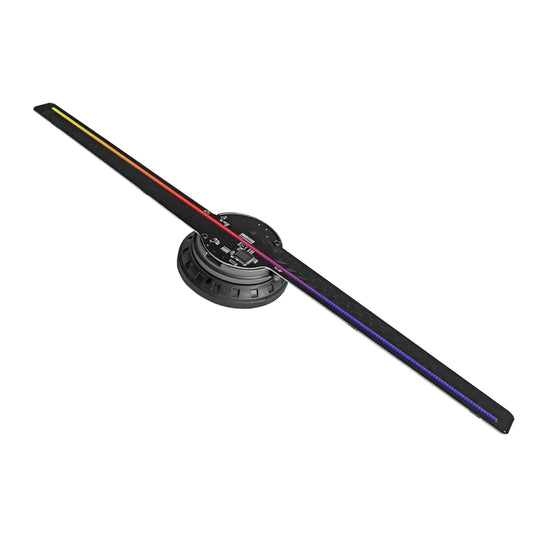 3D Hologram Fan, Hologram Fan Projector Screwless Led Lights with App and WiFi, HD LED 2000*1444PX Resolution, and Bluetooth for Bar, Shop, Halloween, Christmas(16.5 " (WiFi+remote control+Bluetooth))