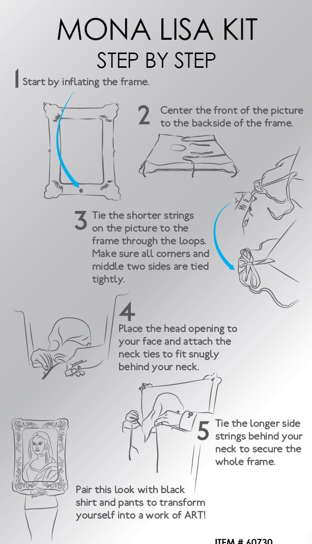 Adult Mona List Kit Costume
