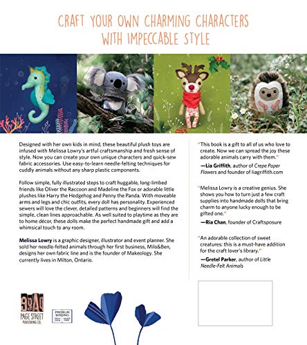 Handmade Animal Dolls: 20 Simple Sewing Patterns for Stylish Toys