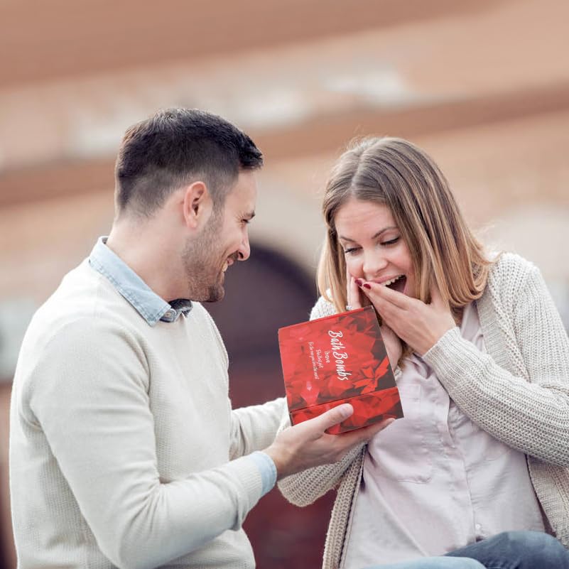 iHave Bath Bombs for Kids and Women, 12 Natural Handmade Bath Bomb Gift Set, Bubble Bath Bombs - Perfect Self Care Relaxing Spa Gifts for Women