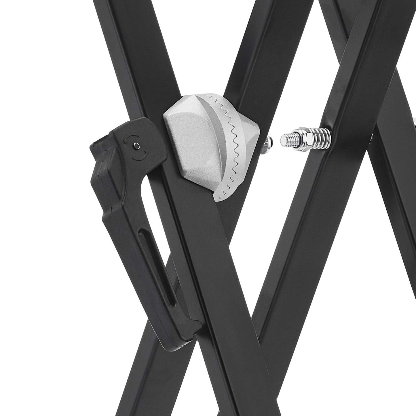 Amazon Basics Sturdy Keyboard and Piano Stand, Heavy-Duty Adjustable, Height-Adaptive X-Shape Design, Black
