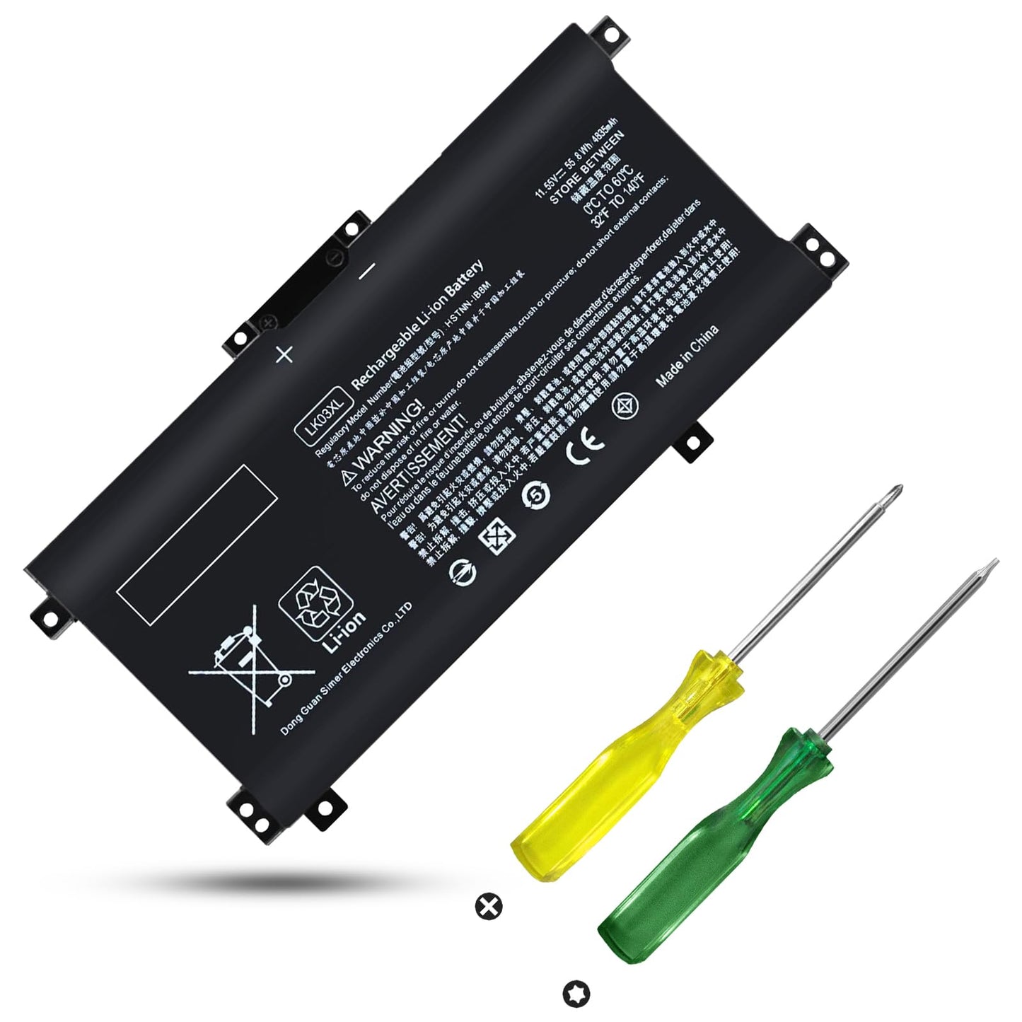 IEFUU LK03XL Battery Compatible with HP Envy X360 Convertible Notebook 15m-cn0xxx 15m-cn0012dx 17m-ae0xx 15m-bp 17-ae1xx 15-bq2xx 17t-ce 15m-cn0011dx 15m-bp112dx LKO3XL 916814-855 L09281-855