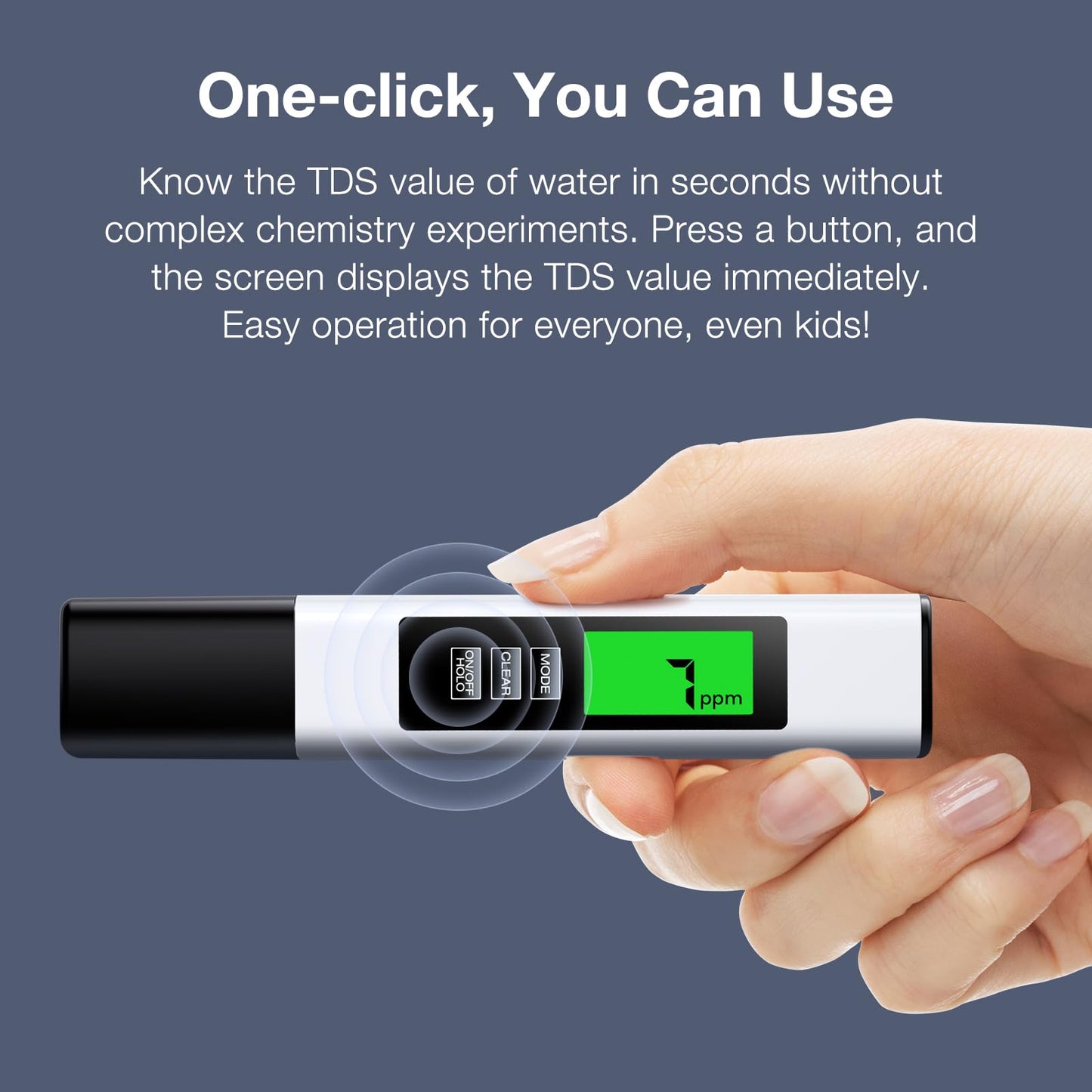2025 All-New 4 in 1 Tds Meter Digital Water Tester - Accurate and Reliable TDS EC & Temp(°C,°F) Meter - 0-9999ppm - Professional Testing for Drinking Water, RO/DI System, Aquariums etc