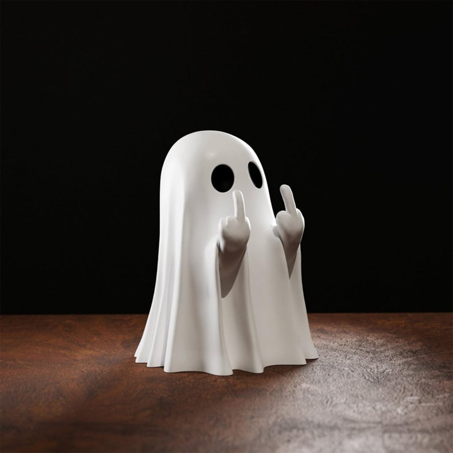 Halloween Ghost Figurine, Halloween Decorations Indoor, Farmhouse Tiered Tray Decor, Spooky Home Decorations, Coffee Table Centerpieces Shelf Mantel Display