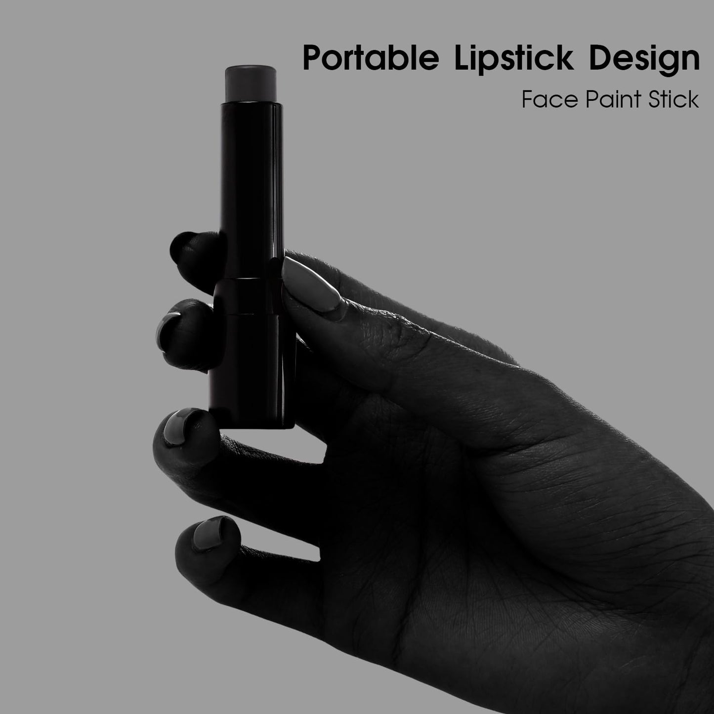 BADCOLOR 3PCS Black Face Body Paint Stick Set for Adults Children, Non-Toxic Hypoallergenic Eye Black Sticks for Halloween Baseball, Softball, Football, Lacrosse, Soccer, Hockey