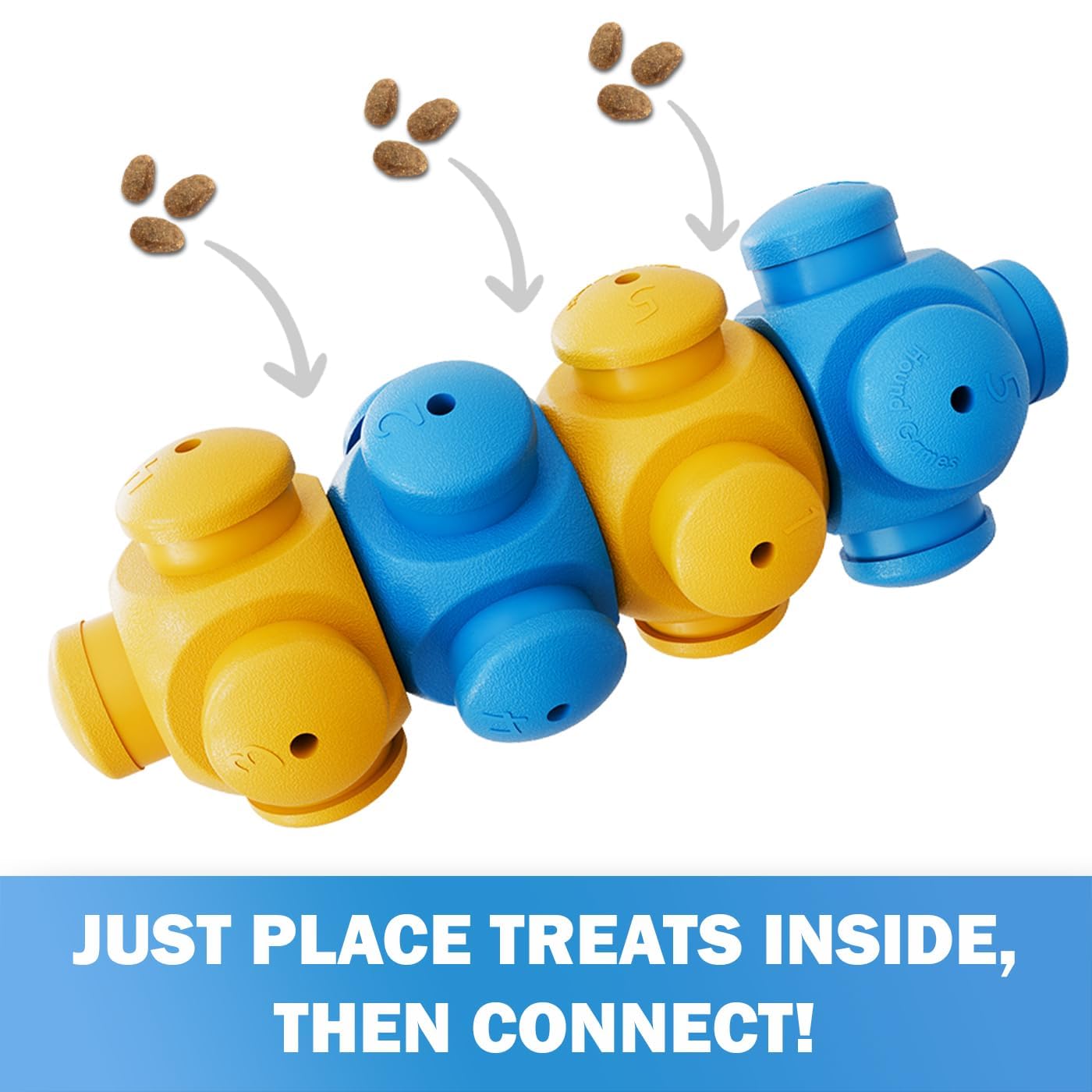 HOUNDGAMES Dog Puzzle Toys for Smart Dogs, Boredom Busters, Mentally Stimulating, Hard Puzzle, Toys to Keep Them Busy, Dog Games, Puppy Puzzle Toys