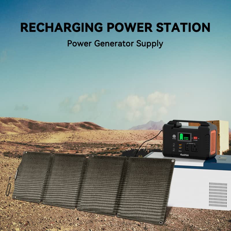 200W 151Wh Portable Power Station + 60W 18V Foldable Solar Panel