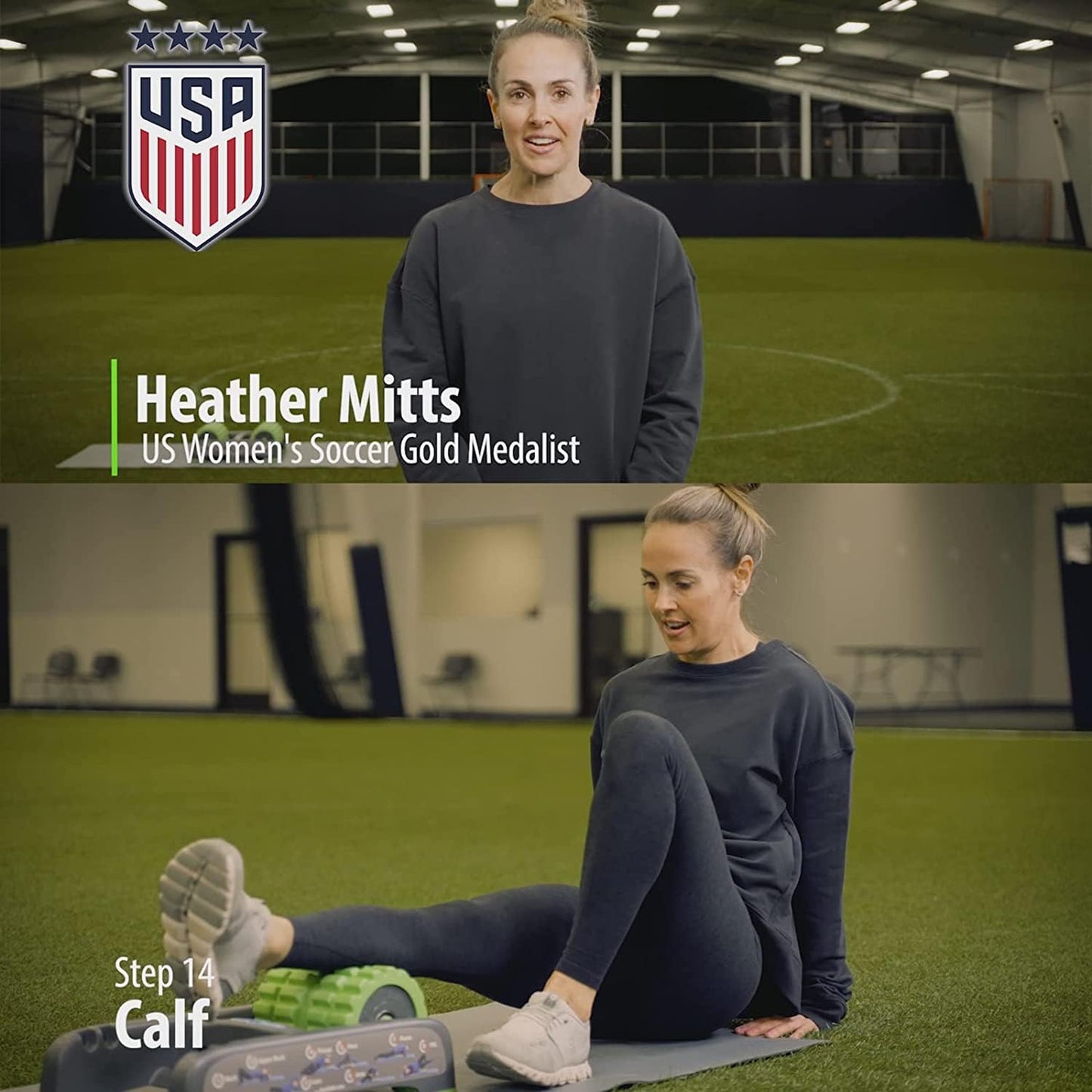 BackBaller Foam Roller (Ridged) - Muscle Roller for Deep Pain Relief. Ideal for Runner Cyclist Footballer Athlete