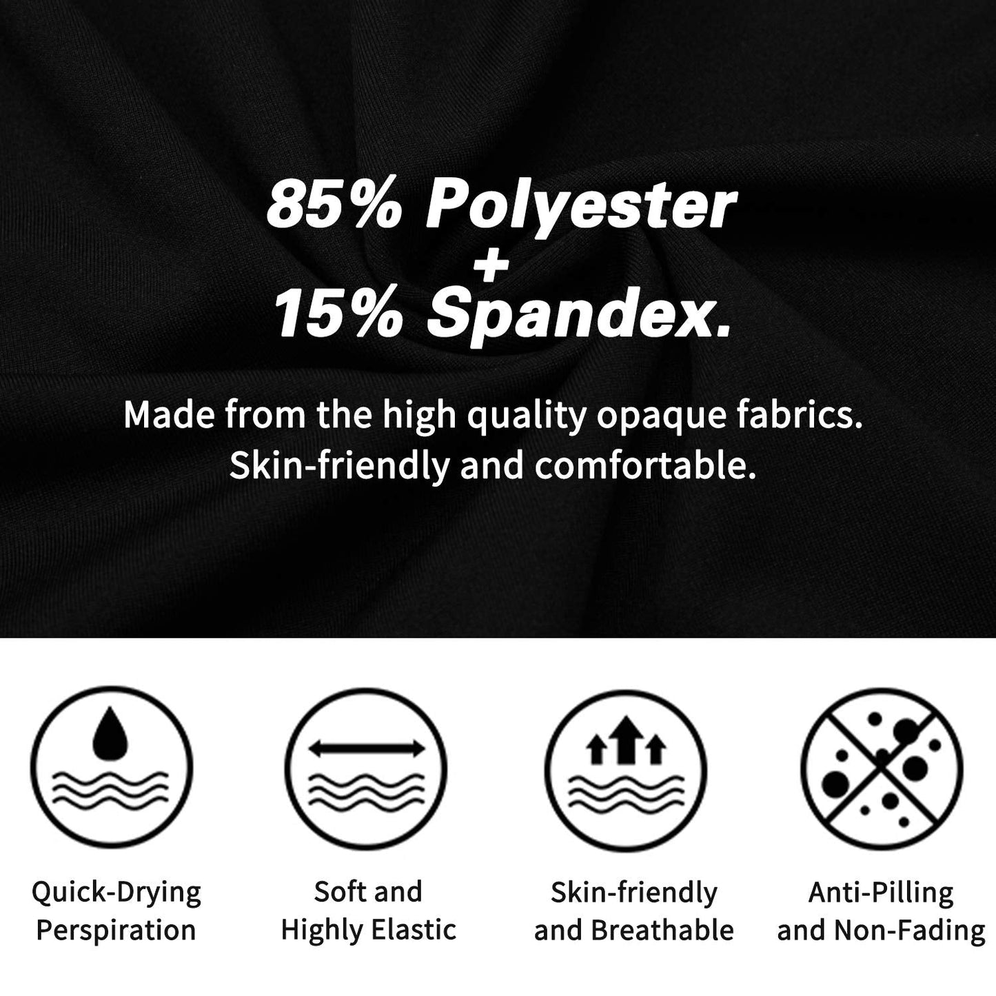 2/3 Pack Men's Compression Shirts Long Sleeve Workout Shirts Mock Turtleneck Athletic Base Layer Active Undershirts Tops