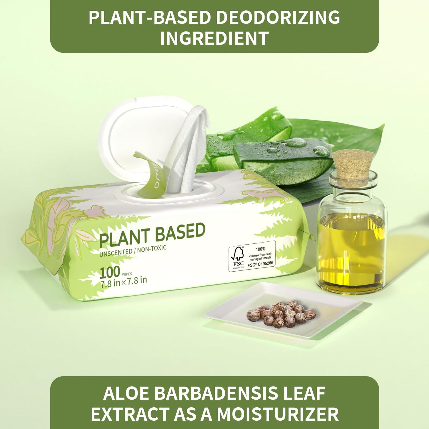 400 Unscented Dog Wipes for Paws and Butt Plant Based Hypoallergenic Pets Cleansing & Deodorizing Anal Gland Hygienic Puppy Wipes for Dogs Face and Body Cat Wipes Cleaning Fur Doggie Wipes Doggy Wipes