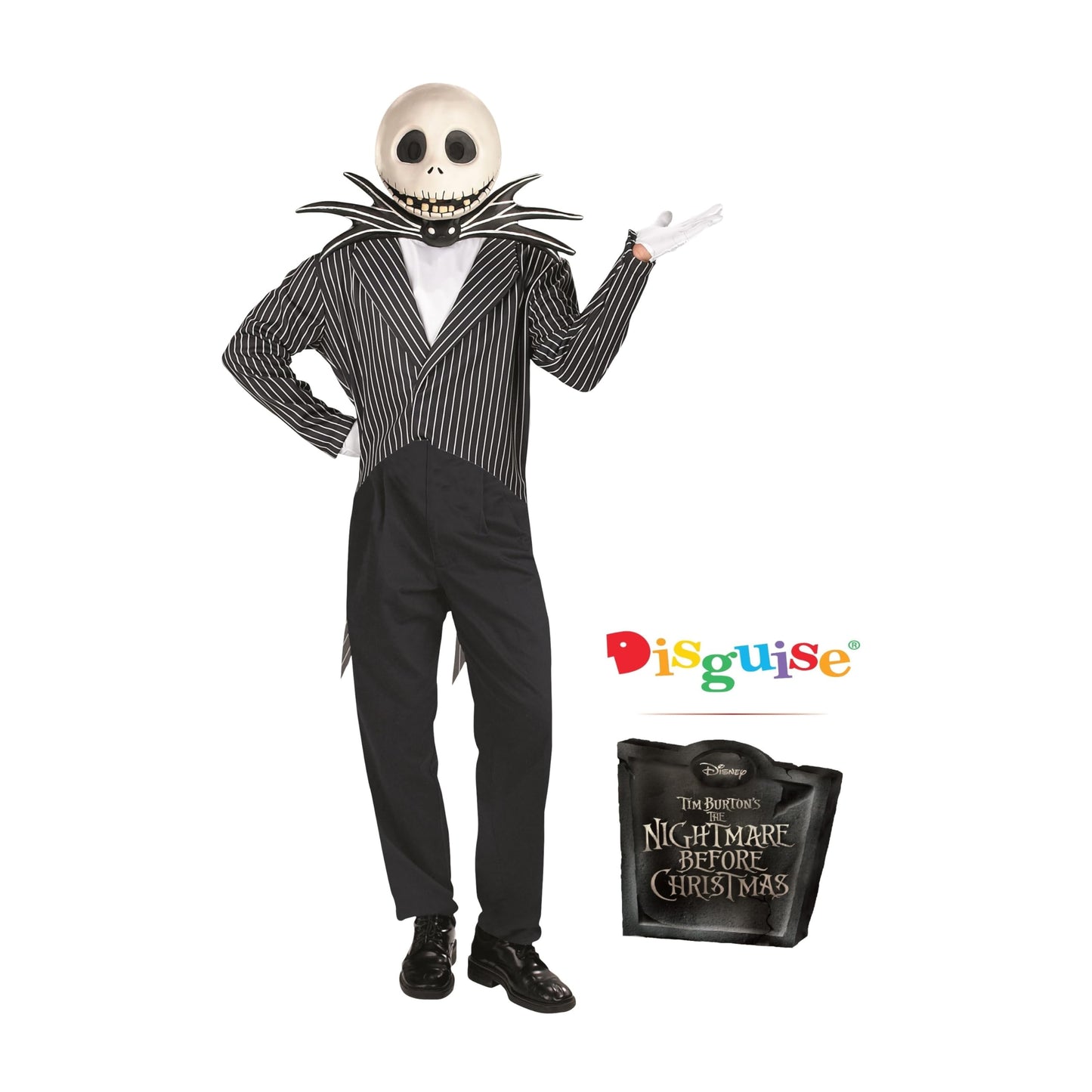 Jack Skellington Adult Halloween Costume, XL