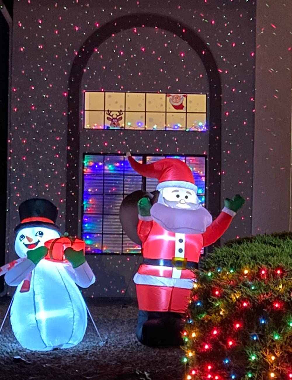 8 Pack Replacement 6.5ft Tethers and Aluminum Metal Stakes Tie Down Rope Strings for Halloween Christmas Xmas Camping Tent Blow Up Inflatable Spikes Outdoor Holiday Lawn Yard Garden Decoration