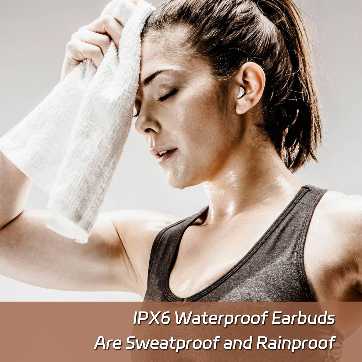 IFECCO Invisible Sleep Earbuds,Small Bluetooth Sleep Headphones for Side Sleepers,Comfortable Noise Blocking,IPX6 Waterproof Wireless Headphones for Sleeping,Sport