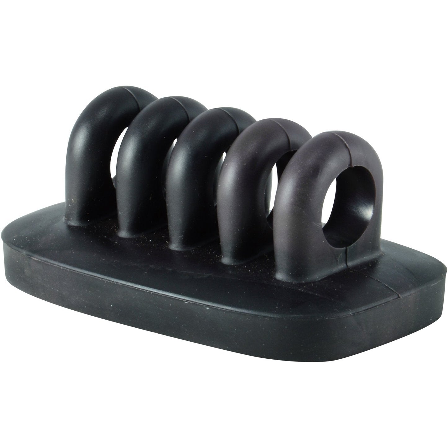 Cable Clip Holder Weighted Desktop Cord Management Fixture (Black)