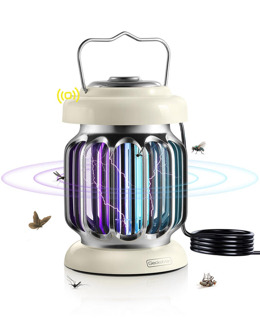 2-Pack Hybrid Spectrum, Dusk-to-Dawn Bug Zapper Outdoor Bug Zapper Indoor Bug Zapper Mosquito Repellent Outdoor Patio Mosquito Zapper Fly Zapper Fruit Fly Trap for Indoors Killer with Light Sensor