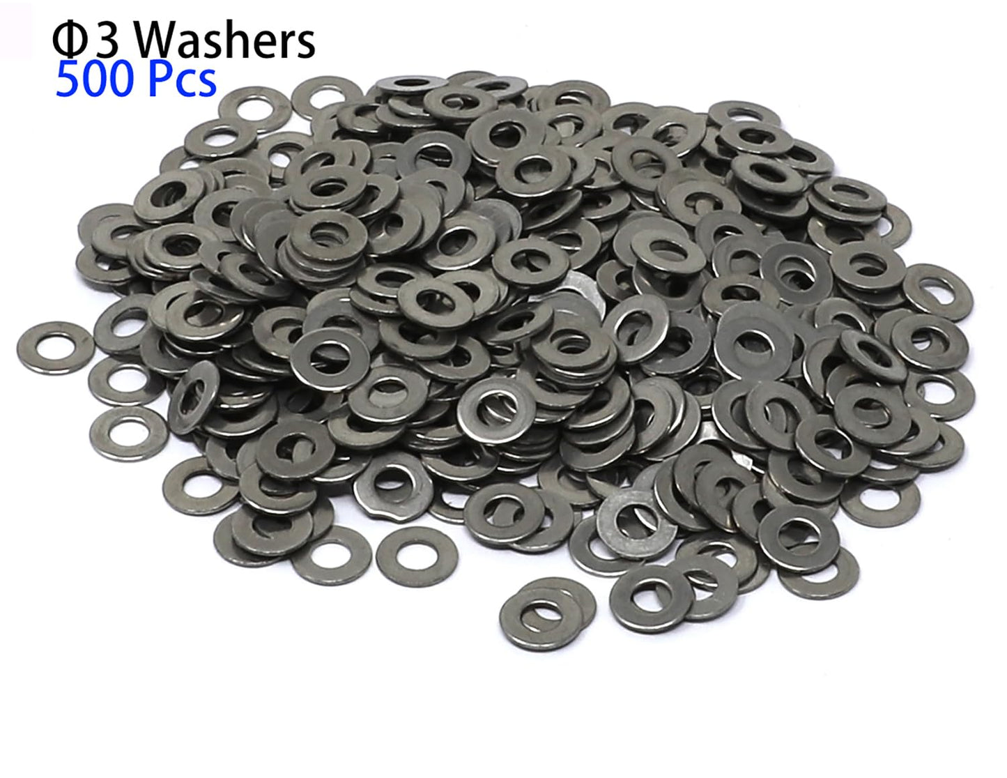 iexcell 1500 Pcs M3 x 4/6/8/10/12/16/20/25/30/35/40/45/50 Stainless Steel 304 Hex Socket Head Cap Screws Blots Nuts Washers Assortment Kit