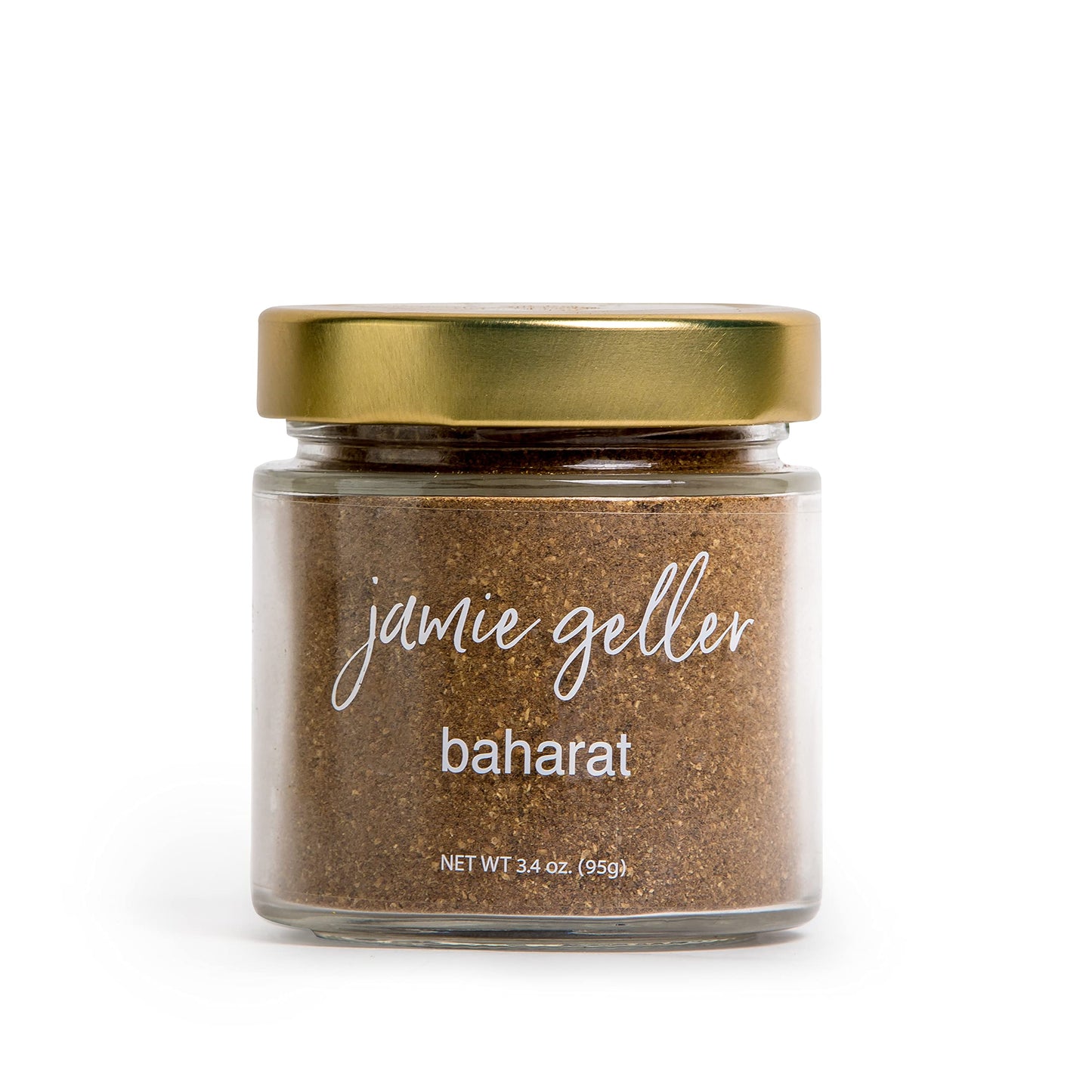 Jamie Geller Baharat Spice Seasoning blend Mix of Fresh Middle Eastern Spices (3.4 oz Glass, 95g) OU KOSHER Mediterranean Blend For Meat Rub, Turkey, Lamb Chops, Chicken, Beef | For Soup, Sauce Hummus