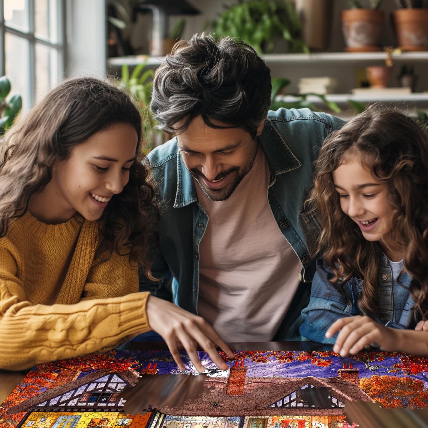 White Mountain Halloween House 1000 Piece Halloween Jigsaw Puzzle for Fall and Autumn