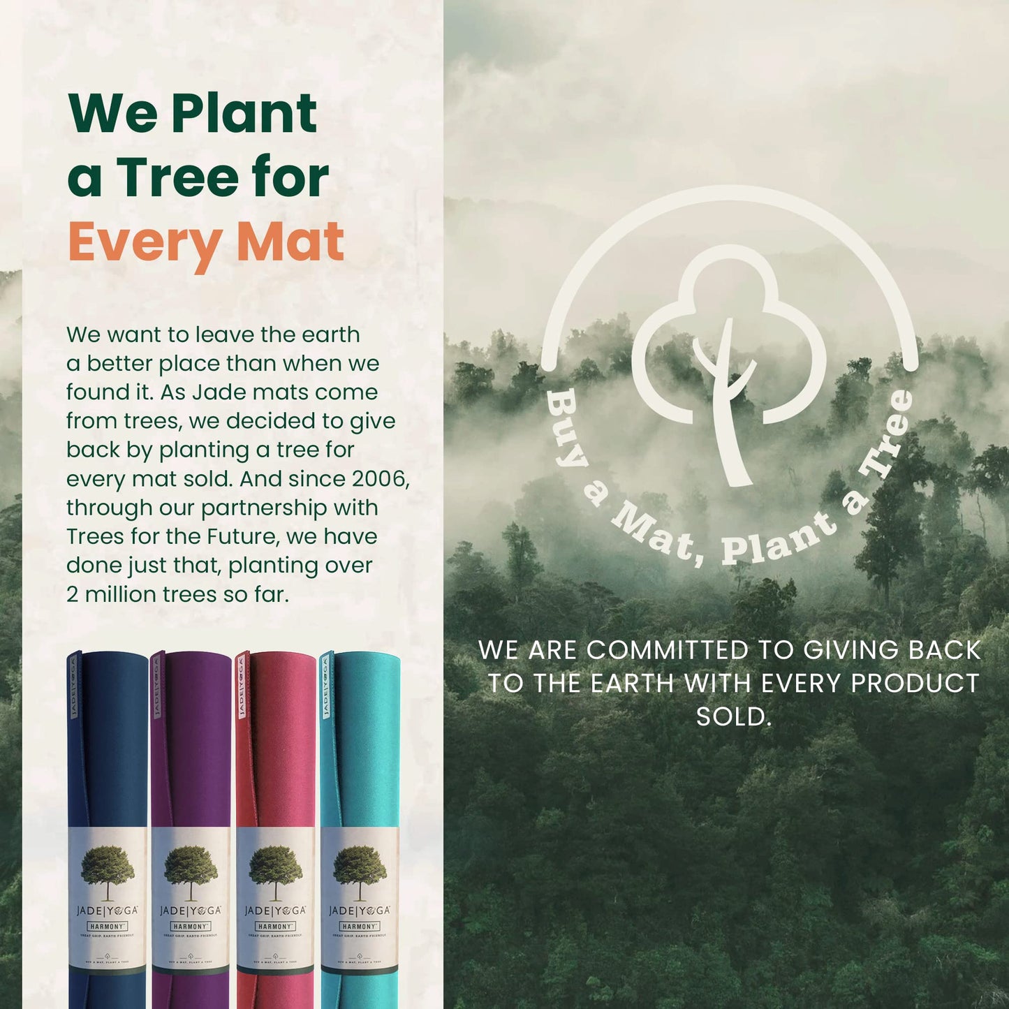 JadeYoga Harmony Yoga Mat- Durable & Thick Gym Fitness Mat, Non-Slip Natural Rubber Yoga Mat- Home Exercise & Stretching Mat, Workout Mat- Yoga Pilate Meditation for Women & Men (Midnight Blue, 74'')