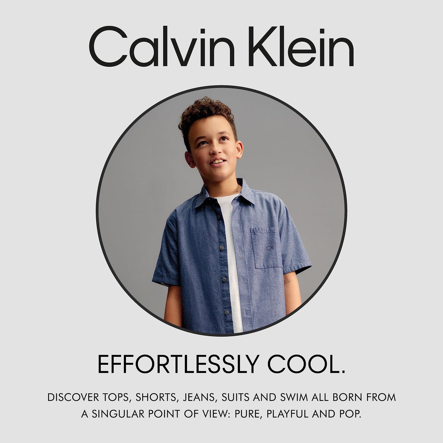 Calvin Klein Boys' Short Sleeve Pocket Logo Crew Neck T-Shirt, Soft, Comfortable, Relaxed Fit, Clay, 8