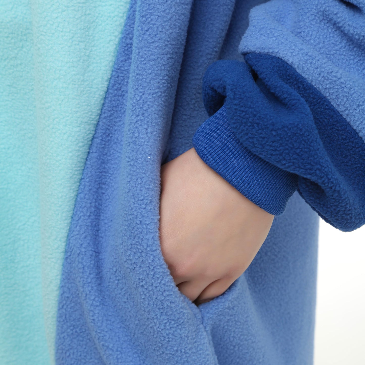 Wishliker Adult Onesie Animal Pajamas Halloween Cosplay Costumes Party Wear Blue XL