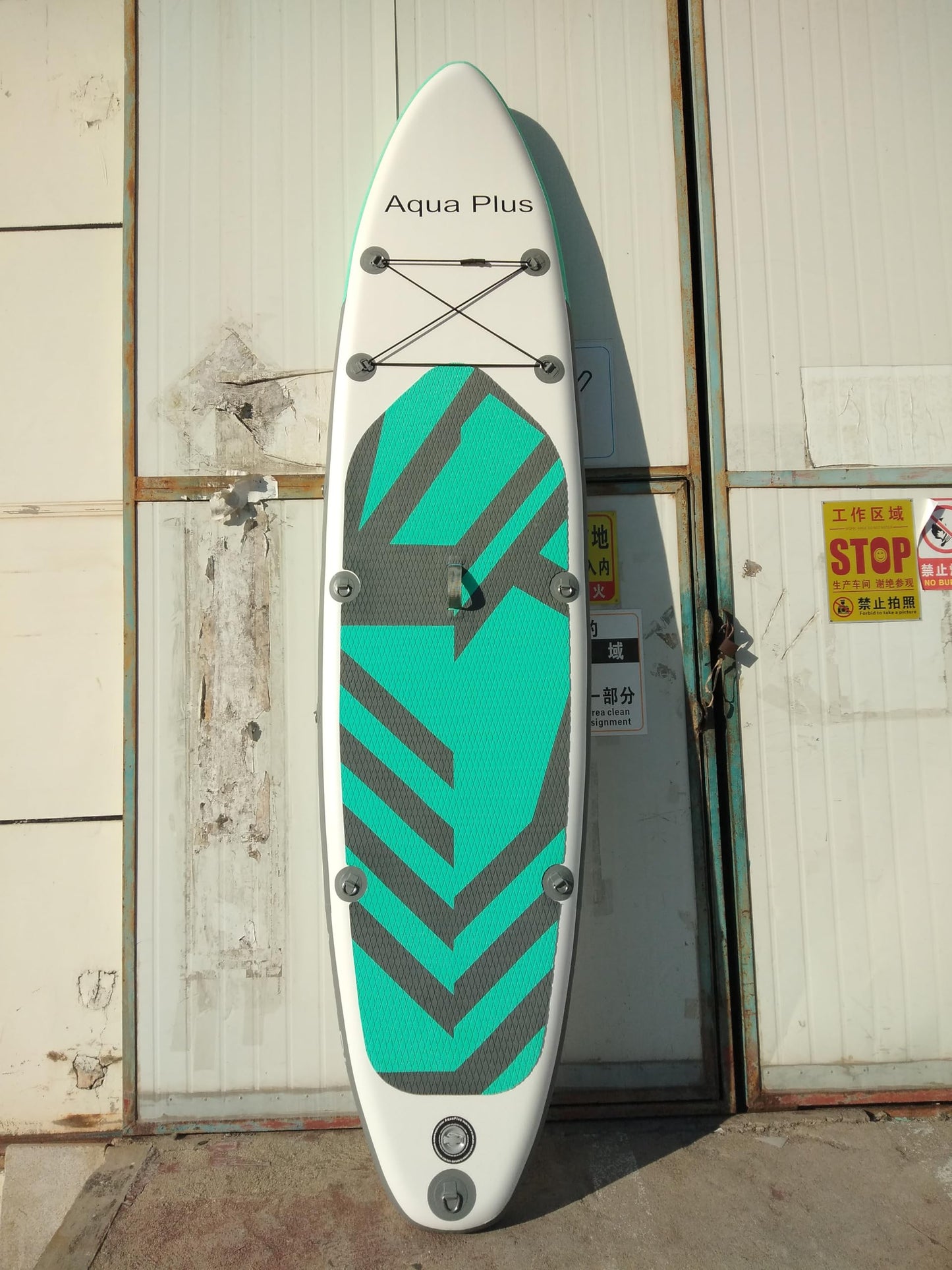 Aqua Plus 6inches Thick Inflatable SUP for All Skill Levels Stand Up Paddle Board,Paddle,Pump,ISUP Travel Backpack, Leash,Shoulder Strap,Youth,Adult Inflatable Paddle Board