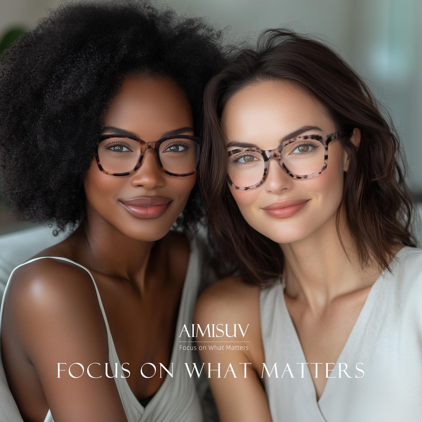 AIMISUV Reading Glasses for Women Men - Blue Light Blocking Magnifying Readers,Oprah Square Anti-Glare Computer Eyeglasses(3Pack,3.0X)