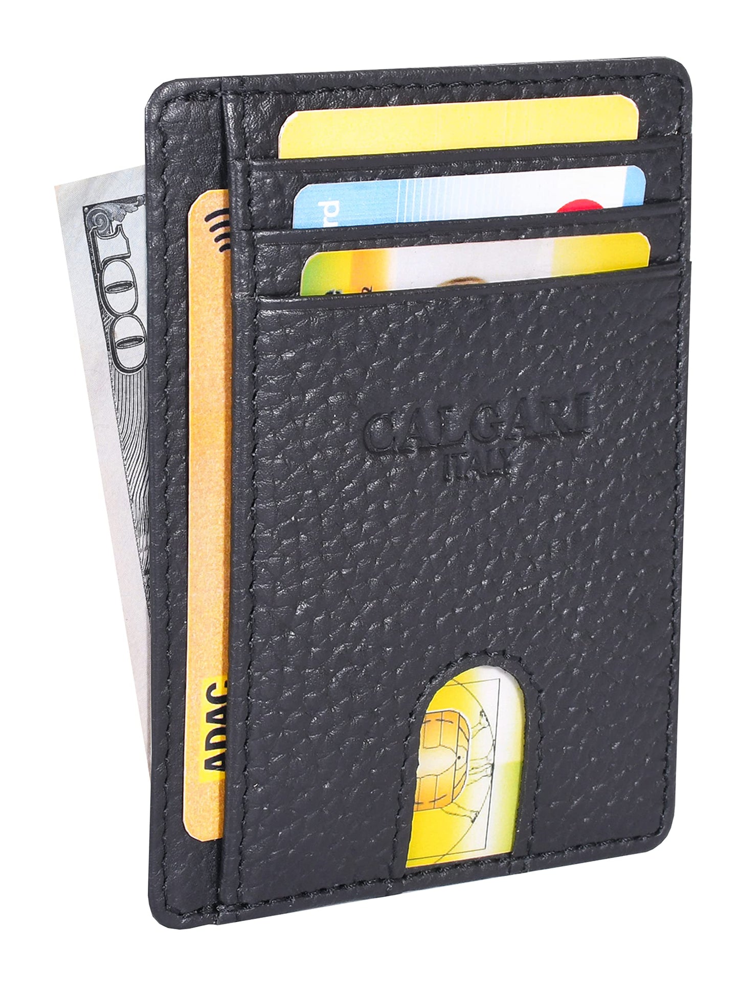 CALGARIยฎ Italian Luxury Leather Minimalist Wallets | For Men and Women