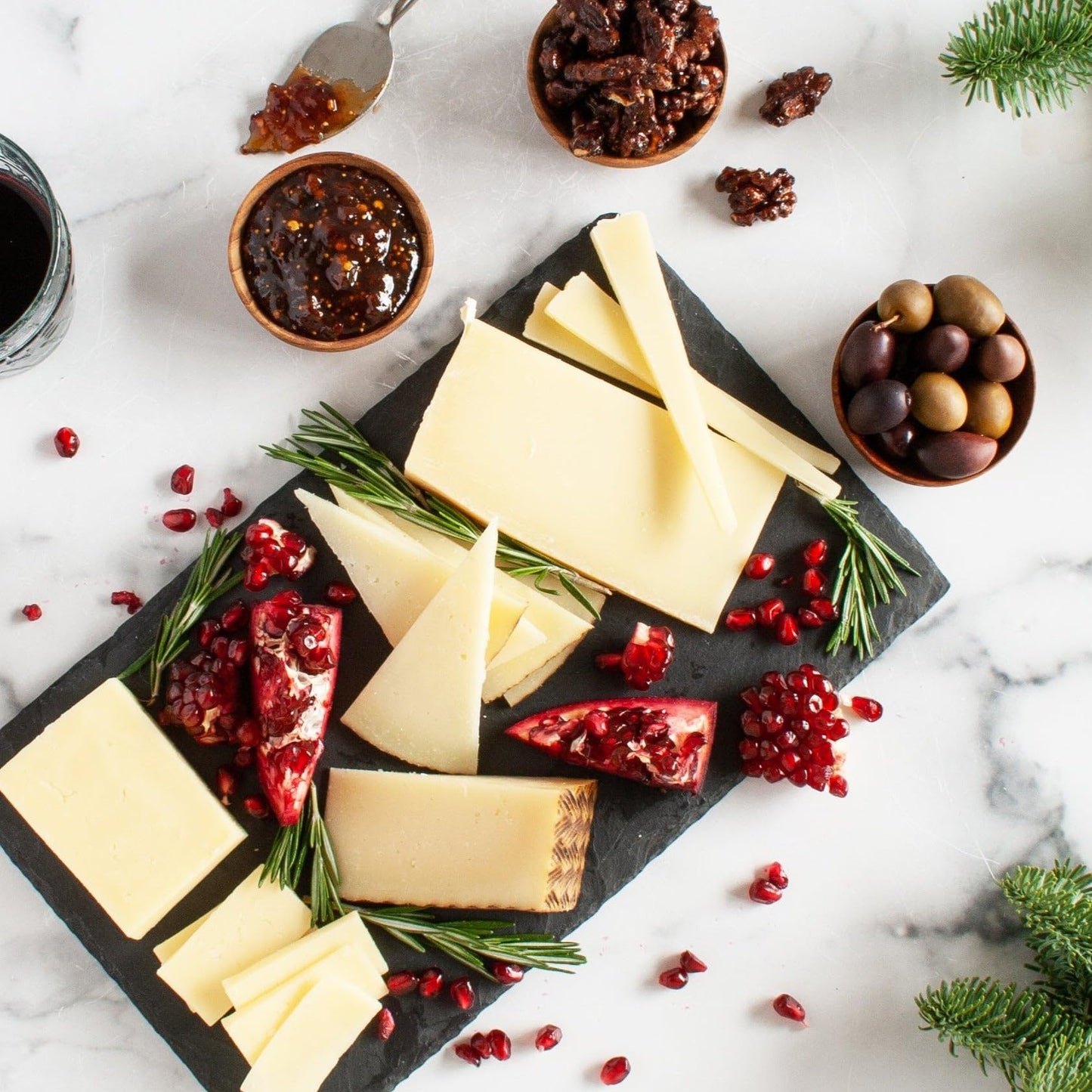 igourmet Holiday Cheese Sampler - Premium Christmas Gourmet Cheese Assortment and Sampler with Manchego, English Cheddar + More