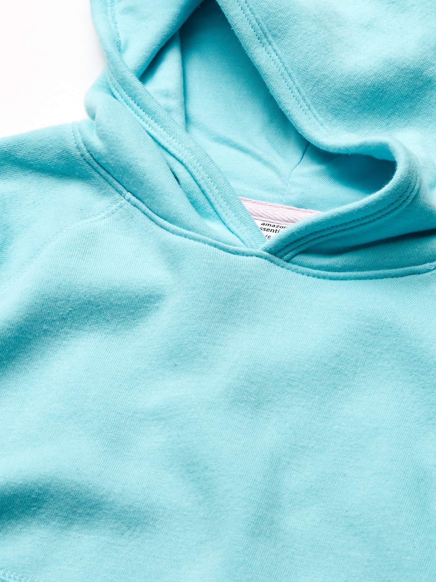 Amazon Essentials Toddler Girls' Pullover Hoodie Sweatshirt, Aqua Blue, 2T