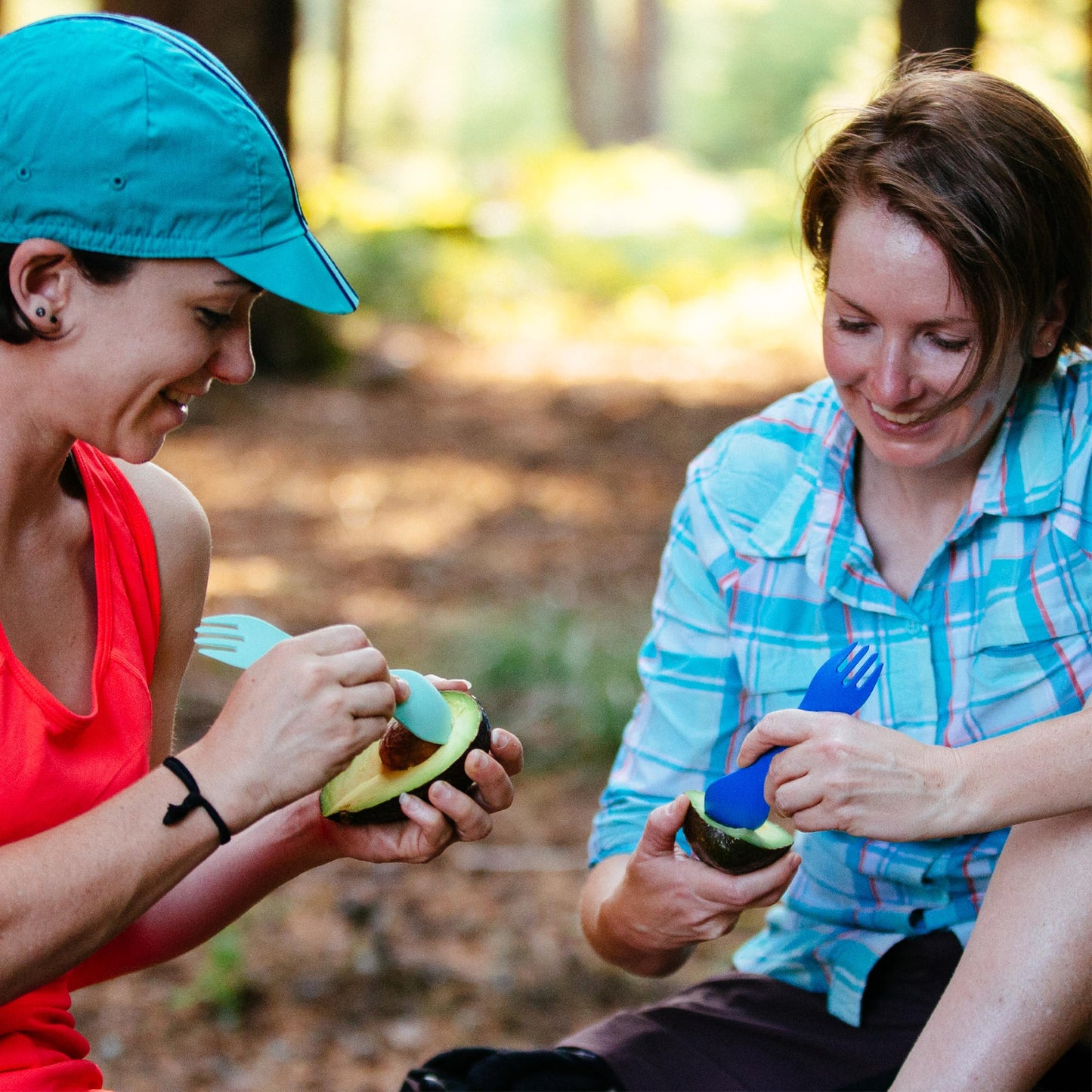 humangear GoBites Uno | Travel & Camping Utensils | Portable & Convertible Dining Ware | Multi-Functional Spork, Medium Green
