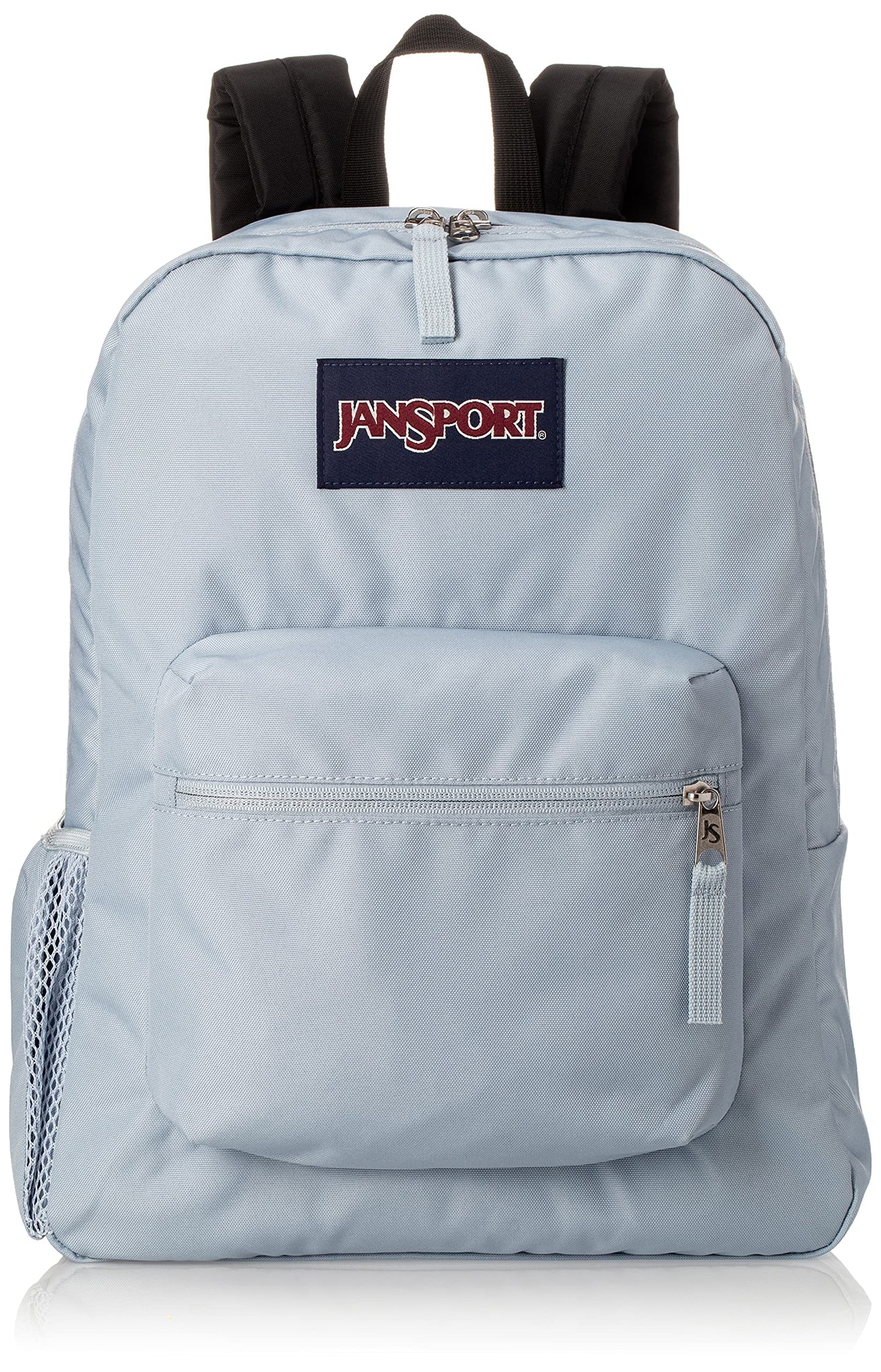 JanSport Cross Town Backpack 17" x 12.5" x 6" - Simple Bag for Everyone with 1 Main Compartment, Front Utility Pocket - Premium Class Accessories - Blue Dusk
