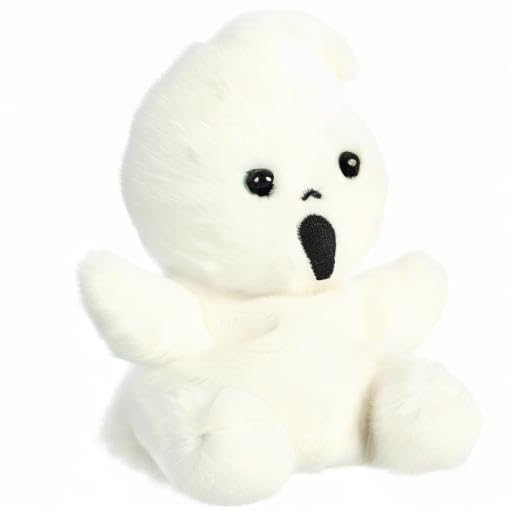 Aurora® Adorable Palm Pals™ Boo Ghost Stuffed Animal - Pocket-Sized Play - Collectable Fun - White 5 Inches