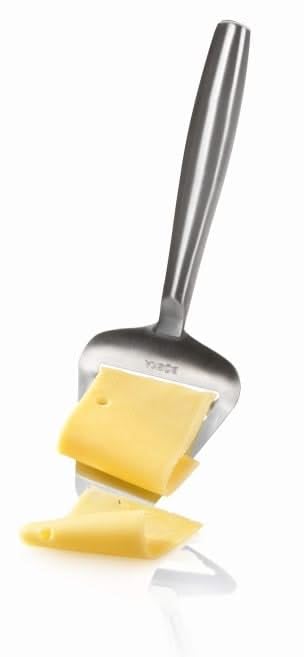 Boska Stainless Steel Cheese Slicer - Copenhagen For All Types of Cheese - Multi-Functional Cheese Slicer - Handheld Slicer - Silver Non-Stick - Dishwasher Safe - For Kitchen Cooking