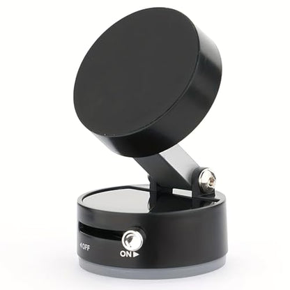 Adjustable Phone Stand with On/Off Switch, 360° Rotation, Fordable and Portable with Multipurpose Phone Holder