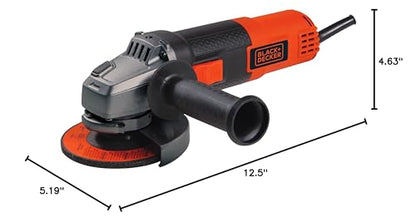 BLACK+DECKER Angle Grinder Tool, 4-1/2-Inch, 6.5-Amp (BDEG400)