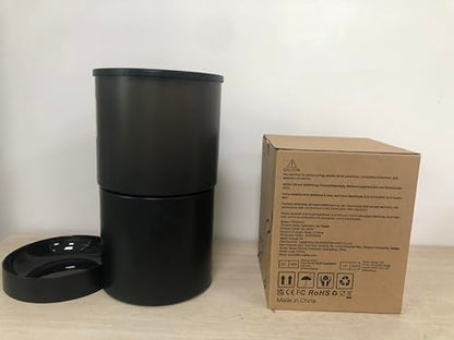 Automatic Cat Feeder Food Dispenser: 4L Timed Small Dog Dry Food Dispenser with 10s Voice - Distributeur Nourriture Chat Hund Programmable - Auto Pet Feeder with 1-6 Meals Per Day