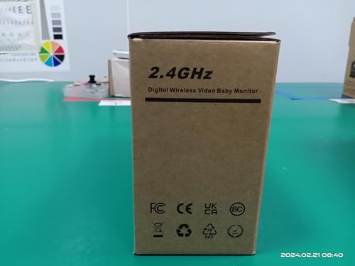 Blemil Baby Monitor with 2 Cameras and Audio, 4.3'' IPS Split-Screen Monitor with 29-Hour Battery, 1000ft Range Pan-Tilt-Zoom Video Baby Monitor No WiFi, 2X Zoom