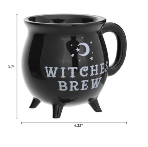Witches Brew Cauldron Stoneware Mug