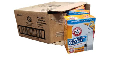 Arm & Hammer baking Soda, Fridge-N-Freezer Pack, Odor absorber, 14oz Pack, (case Of 12)