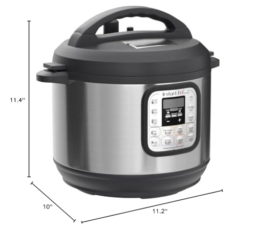 Instant Pot Duo 7-in-1 Mini Electric Pressure Cooker, Slow Rice Cooker, Steamer, Sauté, Yogurt Maker, Warmer & Sterilizer, Includes Free App with over 1900 Recipes, Stainless Steel, 3 Quart