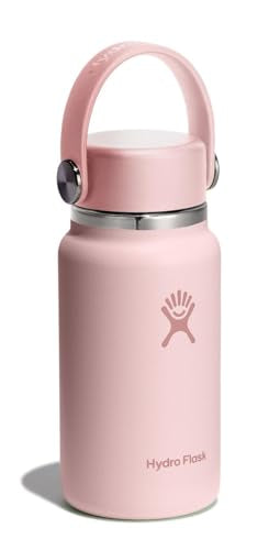 Hydro Flask Micro Bottle - Insulated Mini Leak Proof Flask for Purse or Pocket in 6.7 Oz Trillium Pink