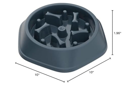 CAISHOW Slow Feeder Dog Bowl Anti Gulping Healthy Eating Interactive Bloat Stop Fun Alternative Non Slip Dog Slow Food Feeding Pet Bowl Slow Eating Healthy Design for Small Medium Size Dogs