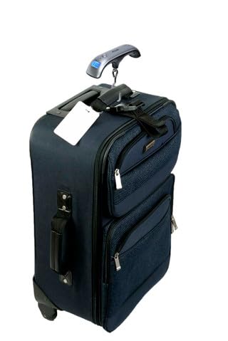 American Weigh Scales Digital Hanging Luggage Scale for Traveling or Weighing Suitcases, Backlit LCD Screen 110lbs x 0.2lbs, LS-110